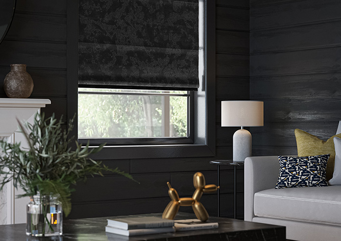 Cyrus Crushed Velvet, Twilight - Roman Blind - Image 5